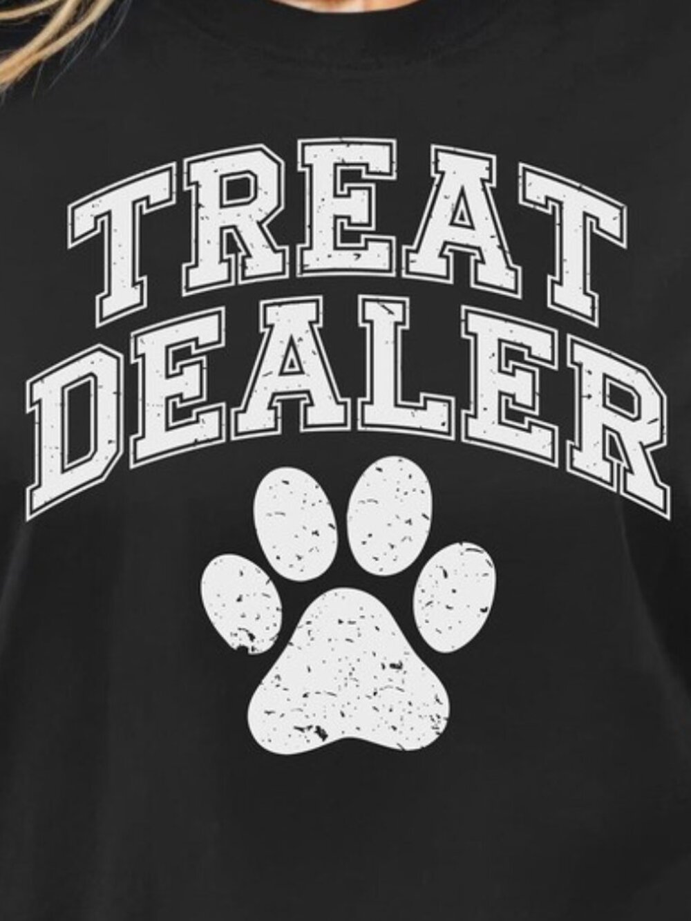 Treat Dealer Tee - Dog Lover, Dog Paw Tee, Funny Pet Lover Tee - Picture 2 of 3